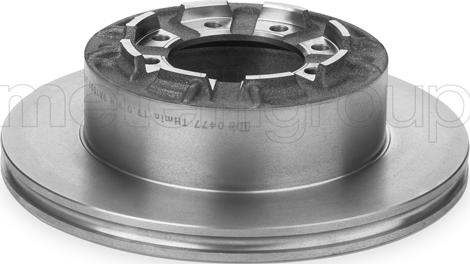 Metelli 23-0477 - Спирачен диск vvparts.bg