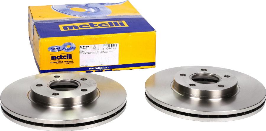 Metelli 23-0760 - Спирачен диск vvparts.bg