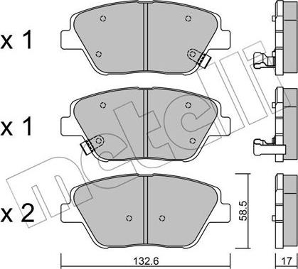 Metelli 22-0945-0 - Маслен филтър vvparts.bg