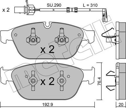 Metelli 22-0954-0K - Маслен филтър vvparts.bg