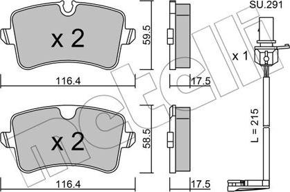 Metelli 22-0955-0K - Маслен филтър vvparts.bg