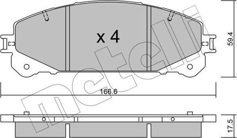 Metelli 22-0938-0 - Маслен филтър vvparts.bg