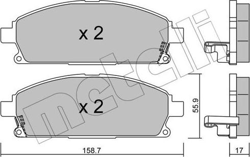 Metelli 22-0406-1 - Маслен филтър vvparts.bg