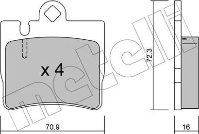 Metelli 22-0597-0 - Маслен филтър vvparts.bg