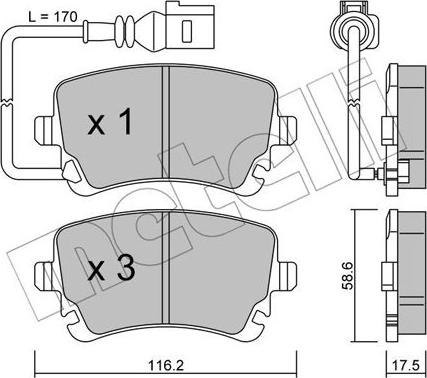 Metelli 22-0554-0 - Маслен филтър vvparts.bg