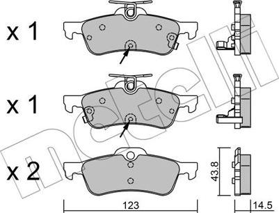 Metelli 22-0556-2 - Маслен филтър vvparts.bg