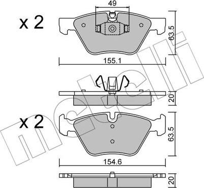 Metelli 22-0557-5 - Маслен филтър vvparts.bg