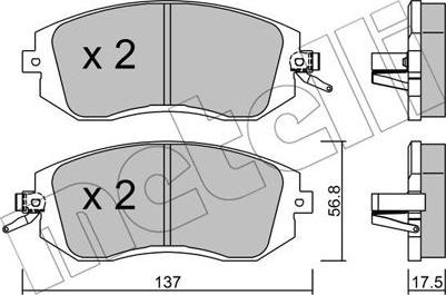 Metelli 22-0500-1 - Маслен филтър vvparts.bg