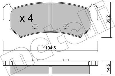 Metelli 22-0511-0 - Маслен филтър vvparts.bg