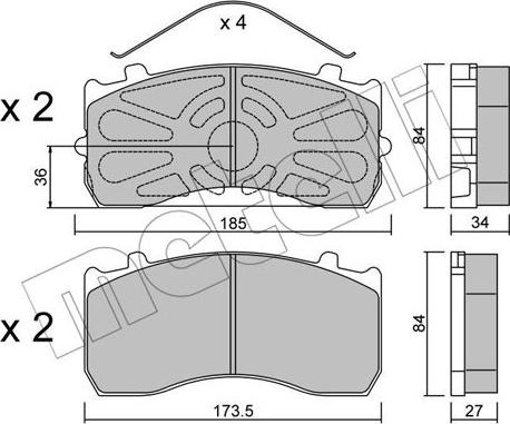 Metelli 22-0583-0 - Маслен филтър vvparts.bg