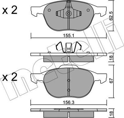 Metelli 22-0534-0 - Маслен филтър vvparts.bg