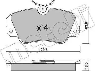 RIDER RD.3323.DB957 - Комплект спирачно феродо, дискови спирачки vvparts.bg