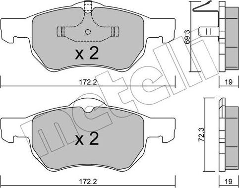 Metelli 22-0523-0 - Маслен филтър vvparts.bg