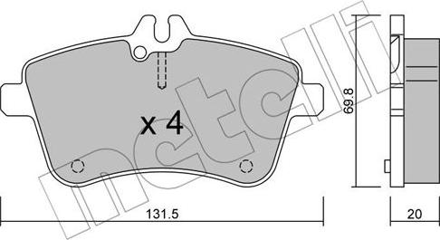 Metelli 22-0647-0 - Маслен филтър vvparts.bg