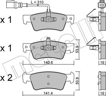 Metelli 22-0661-1 - Маслен филтър vvparts.bg