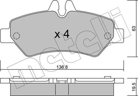 Metelli 22-0672-0 - Маслен филтър vvparts.bg