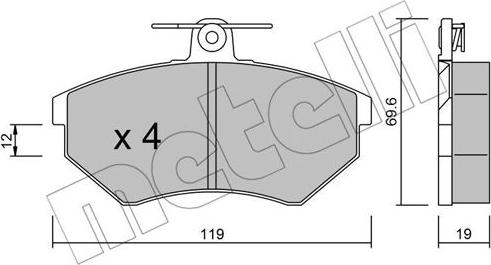 Metelli 22-0050-2 - Маслен филтър vvparts.bg