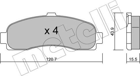 Metelli 22-0145-0 - Маслен филтър vvparts.bg