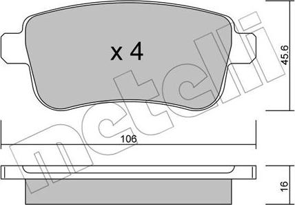 Metelli 22-0818-0 - Маслен филтър vvparts.bg