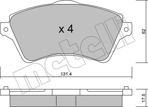 Metelli 22-0349-0 - Маслен филтър vvparts.bg