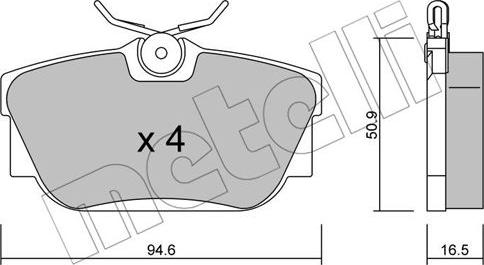 Metelli 22-0346-0 - Маслен филтър vvparts.bg