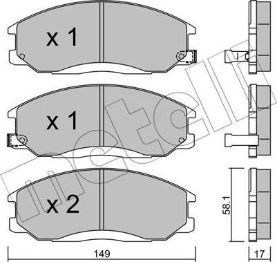 Metelli 22-0364-0 - Маслен филтър vvparts.bg