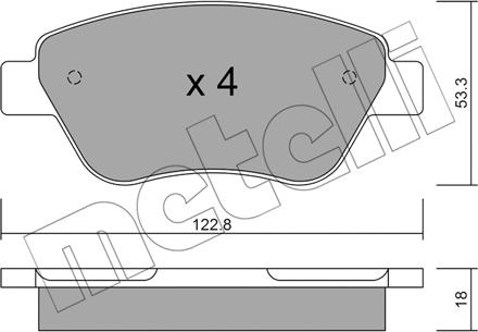 Metelli 22-0321-1 - Маслен филтър vvparts.bg