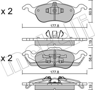 Metelli 22-0291-0 - Маслен филтър vvparts.bg