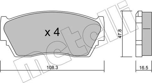 Metelli 22-0246-0 - Маслен филтър vvparts.bg