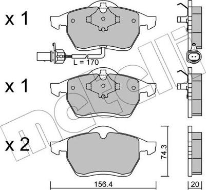 Metelli 22-0279-1 - Маслен филтър vvparts.bg