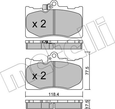 Metelli 22-0799-0 - Маслен филтър vvparts.bg