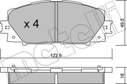 Metelli 22-0745-0 - Маслен филтър vvparts.bg