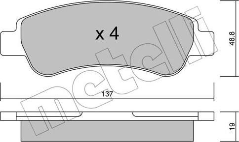 Metelli 22-0710-0 - Маслен филтър vvparts.bg