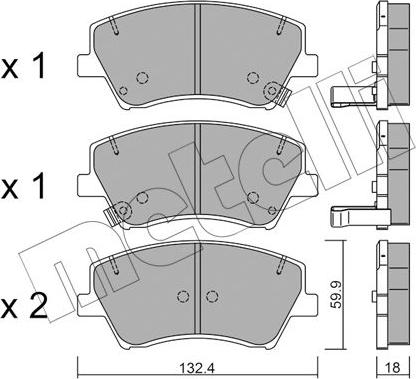 Metelli 22-1092-0 - Маслен филтър vvparts.bg