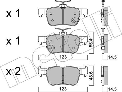 Metelli 22-1040-1 - Маслен филтър vvparts.bg