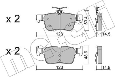 Metelli 22-1040-2 - Маслен филтър vvparts.bg