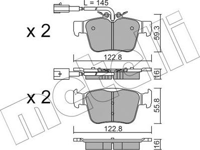 Metelli 22-1101-0 - Маслен филтър vvparts.bg