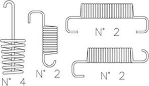 Metelli K440 - Комплект принадлежности, спирани челюсти vvparts.bg