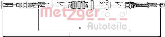 Metzger 461.11 - Жило, ръчна спирачка vvparts.bg