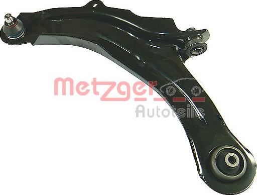 Metzger 58064101 - Носач, окачване на колелата vvparts.bg