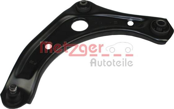 Metzger 58081501 - Носач, окачване на колелата vvparts.bg