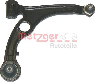 Metzger 58034602 - Носач, окачване на колелата vvparts.bg