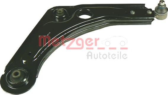 Metzger 58036702 - Носач, окачване на колелата vvparts.bg