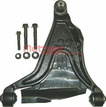 Metzger 58024801 - Носач, окачване на колелата vvparts.bg