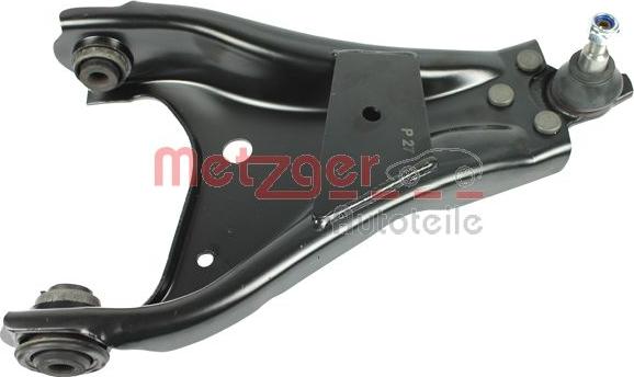 Metzger 58076802 - Носач, окачване на колелата vvparts.bg