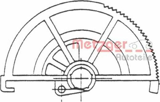 Metzger 5F205 - Ремонтен комплект, автоматично регулиране на съединителя vvparts.bg