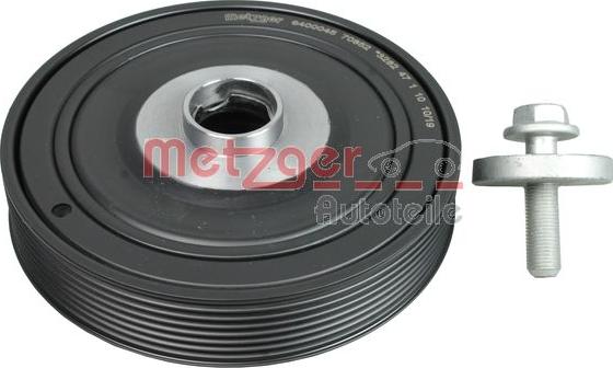 Metzger 6400045 - Ремъчна шайба, колянов вал vvparts.bg