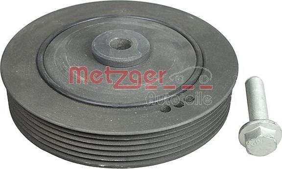 Metzger 6400006 - Ремъчна шайба, колянов вал vvparts.bg