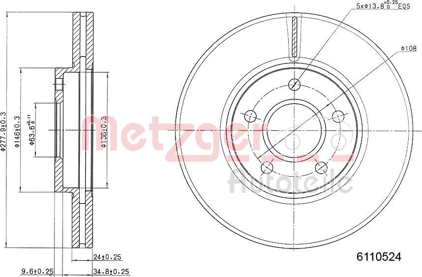 Triscan 92-202555 - Спирачен диск vvparts.bg