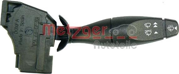 Metzger 0916158 - Включвател на чистачките vvparts.bg
